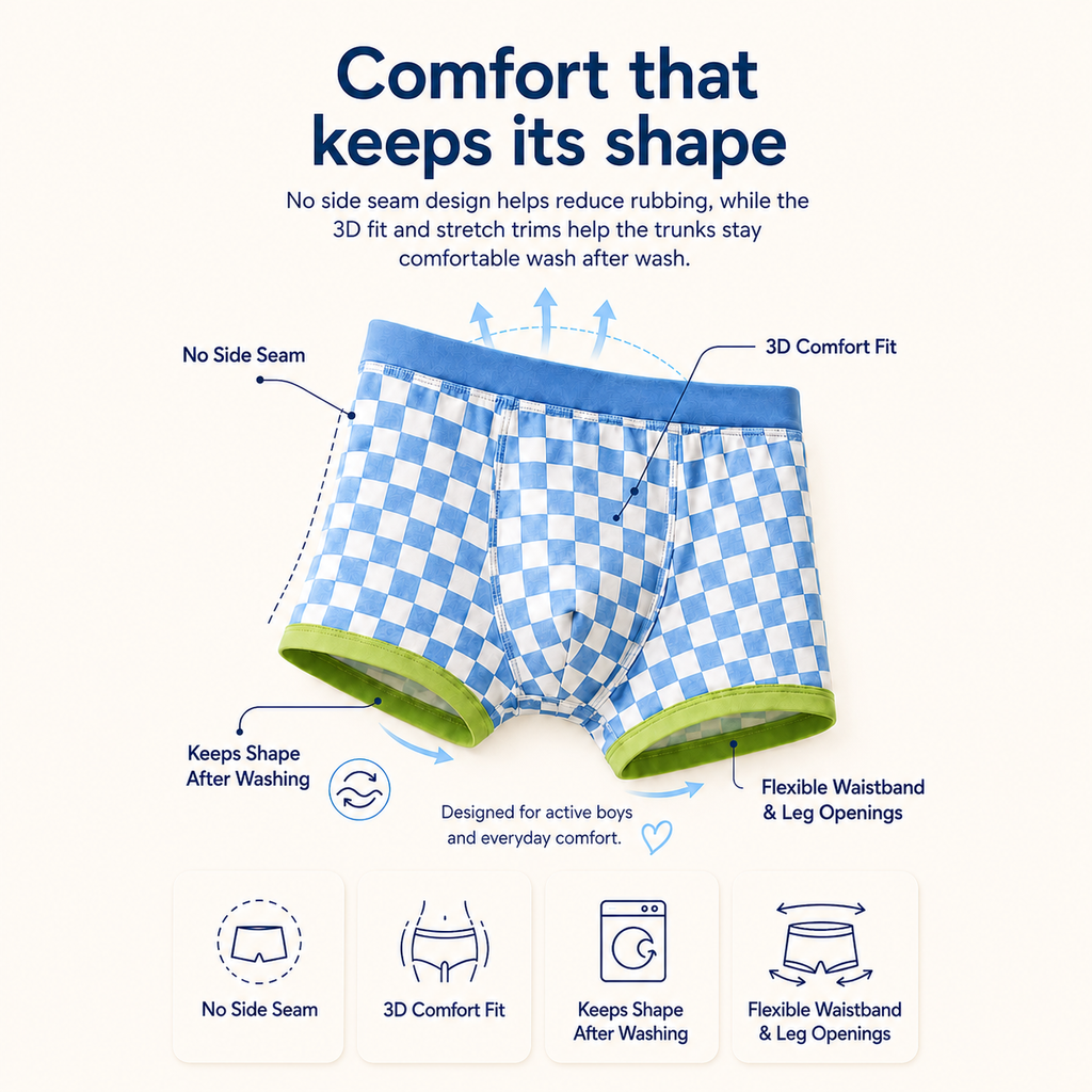 Ollaby Boys Soft Everyday Underwear