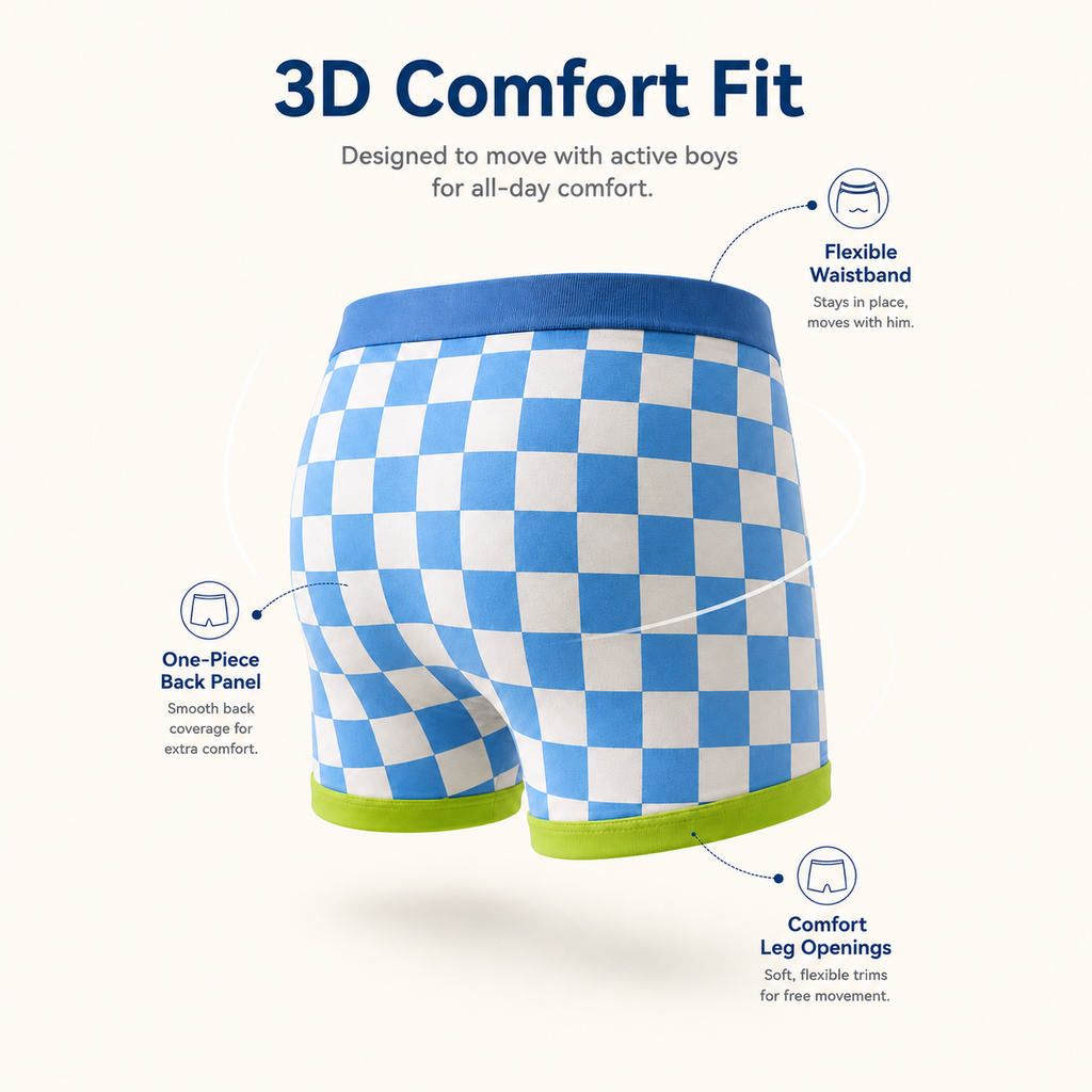 Ollaby Boys Soft Everyday Underwear